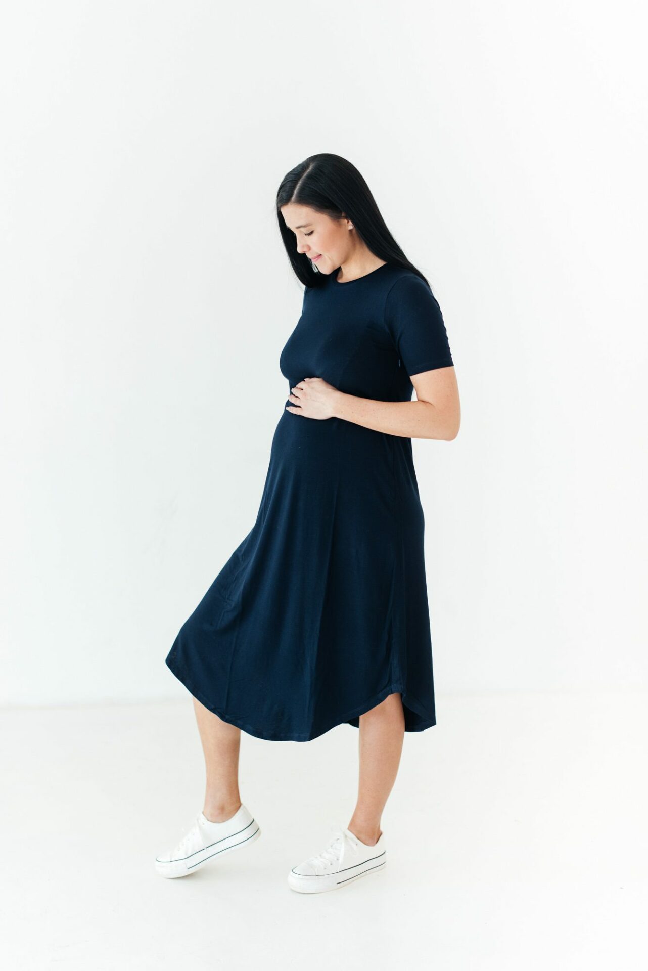 Buy Classic Momsy Dress Navy - Momsy Maternity, Nursing, & Womenswear
