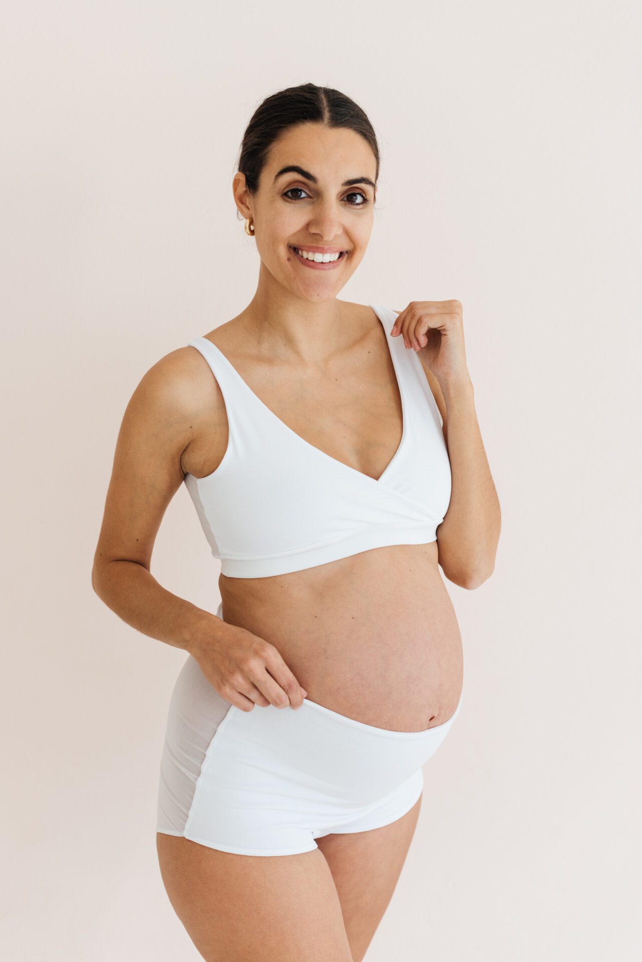 Buy Mesh Maternity And Nursing Bra White - Momsy Maternity, Nursing, &  Womenswear