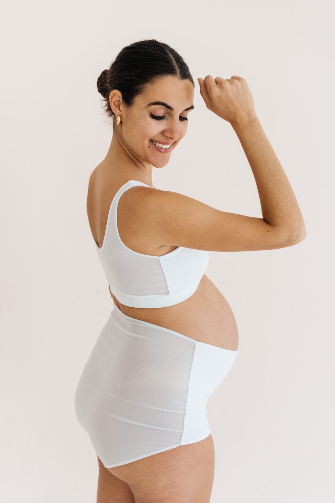 Buy online White Cotton Maternitynursing Bra from lingerie for
